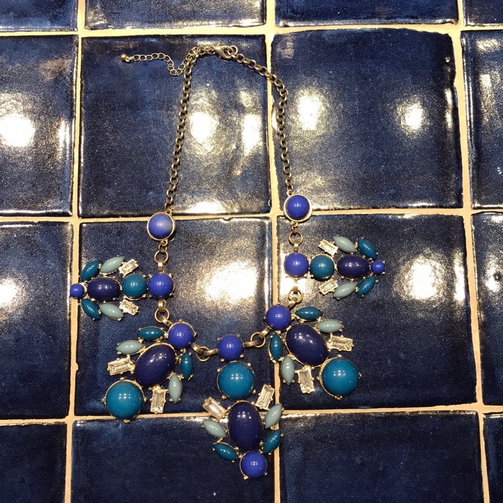 Blue necklace